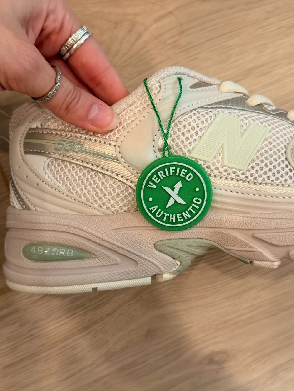 NEW New Balance 530 Moonbeam / Sea Salt Sneakers
